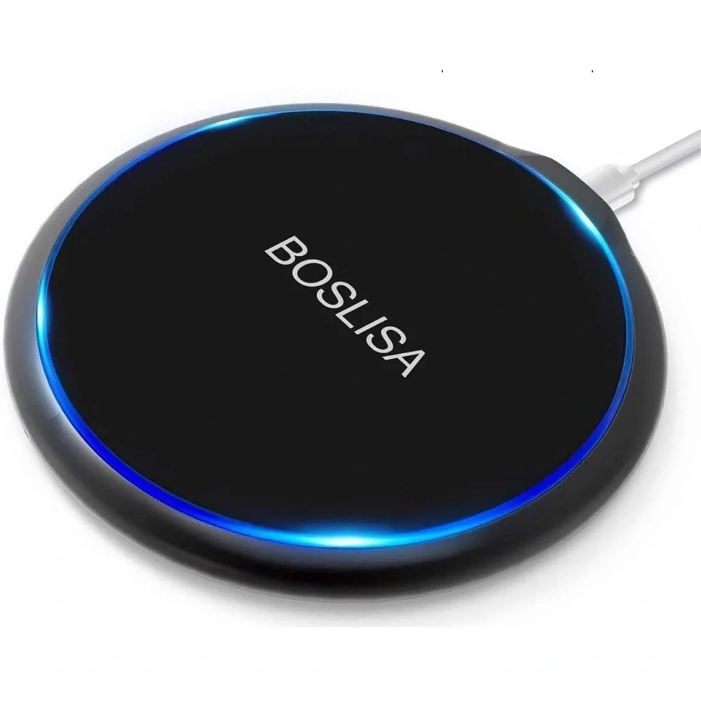 Wireless Charging Pad, 15W Max Fast Wireless Charging (No AC Adapter)